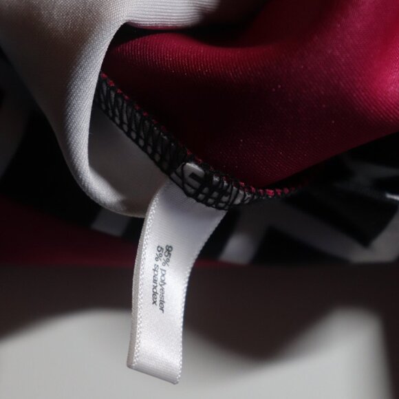 Eloquii Black White Pink Checked Skirt, Size 18, NWT - Picture 10 of 13